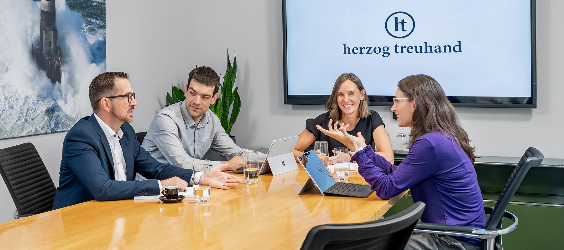 Büroalltag bei Herzog Treuhand